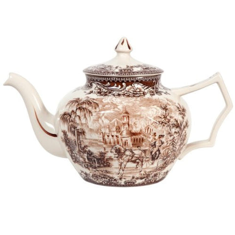 Carolina Toile Teapot