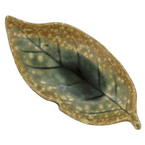 Green Speckled Leaf Tea Bag Caddy