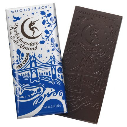 Moonstruck Dark Chocolate Sea Salt Almond Bar