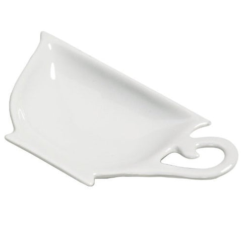 White Tea Cup Tea Caddy