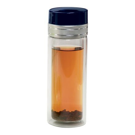 Clear Glass Loose Tea Travel Mug