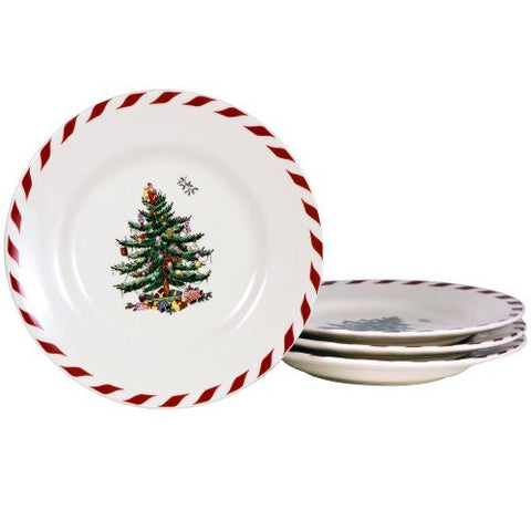 Peppermint Plate Set of 4