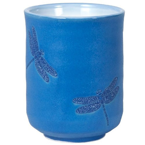 Small Dragonflies Blue Cup
