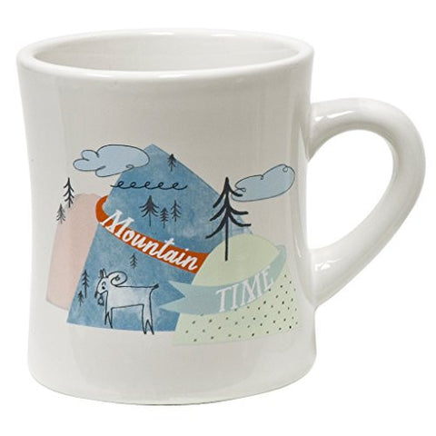 Wanderlust Mountains Diner Mug