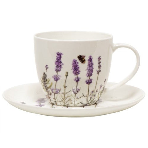 Lavender Cup and Saucer