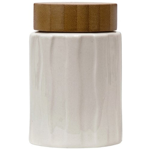 White Swell Porcelain Tea Canister