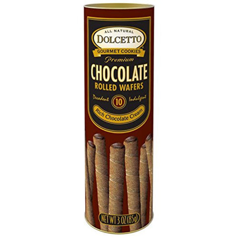 Chocolate Dolcetto Rolled Wafers