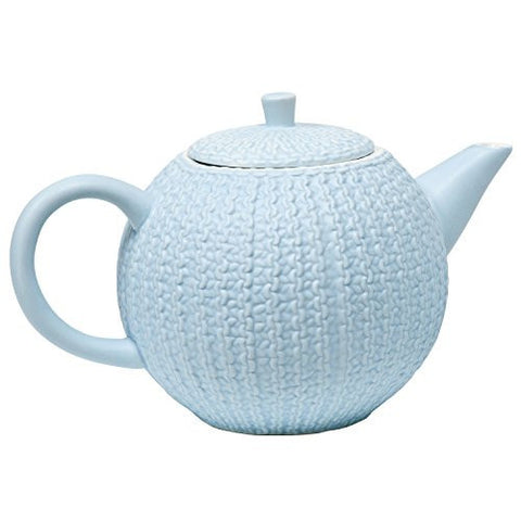 Matte Light Blue Sweater Teapot