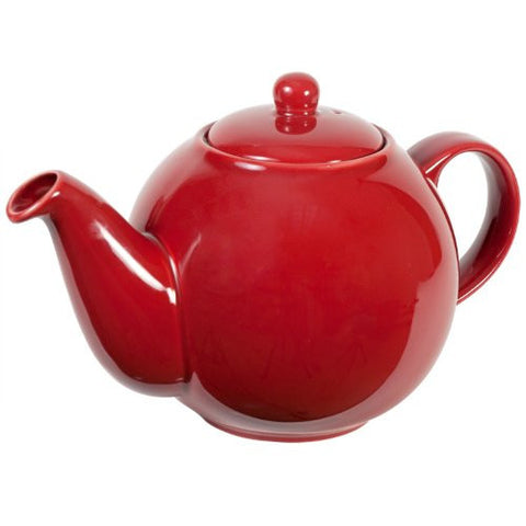 Red Globe Teapot