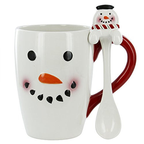 Snowman Friends Mug and Spoon Set