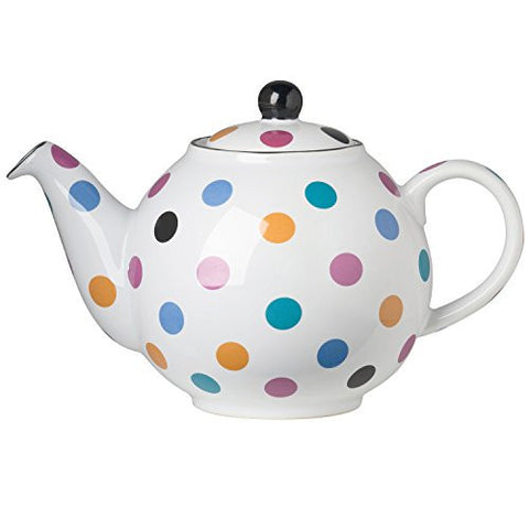 Multicolored Polka Dots Teapot