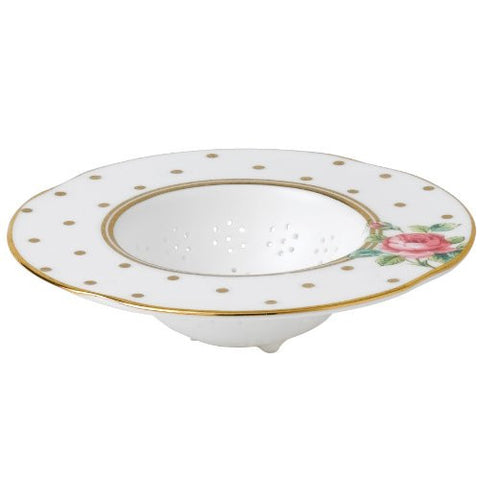 New Country Roses White Tea Strainer