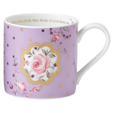 Lavender Rose Confetti Mug and Tin