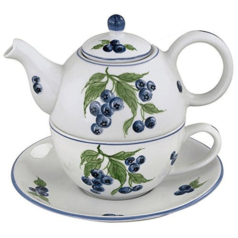 Blueberries Tea for One