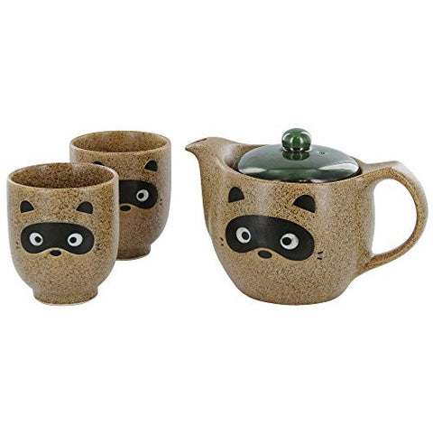 Raccoon Tea Set