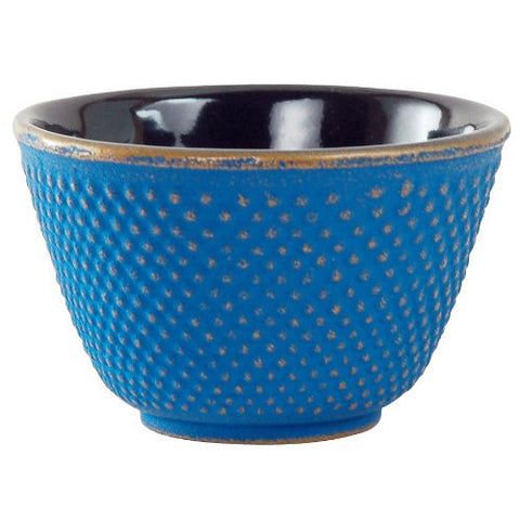 Azure Hobnail Tetsubin Tea Cup