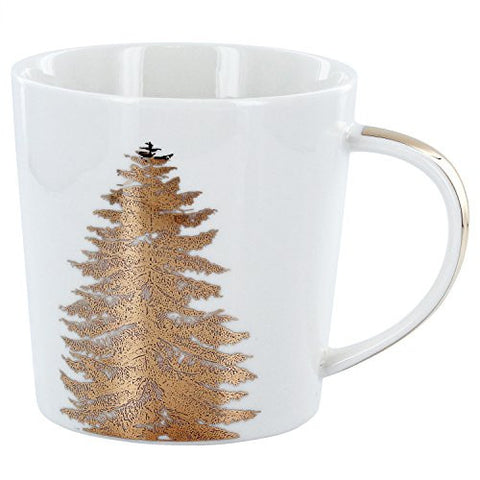 Engraved Golden Tree Mug