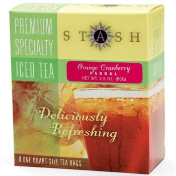 Orange Cranberry Herbal Iced Tea