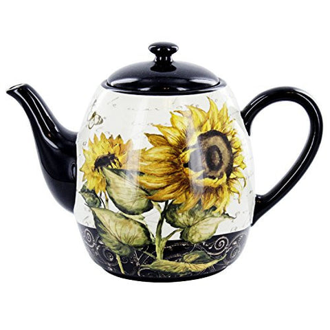 French Sunflowers Teapot