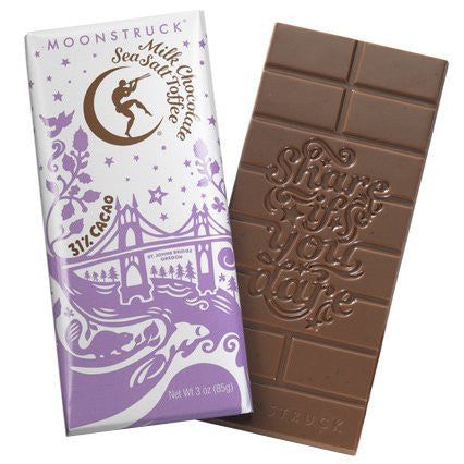 Moonstruck Milk Chocolate Sea Salt Toffee Bar