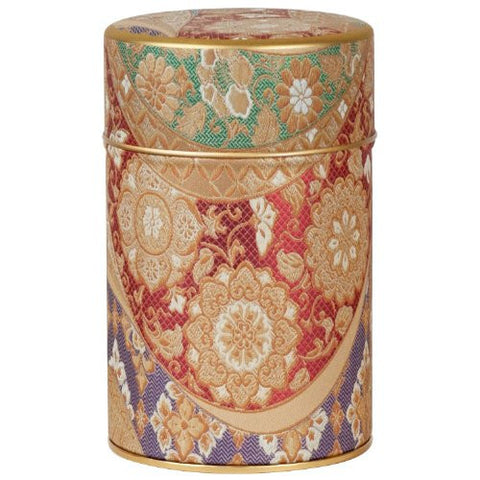 Red Imperial Tapestry Canister