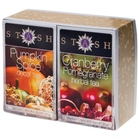 Decaf Pumpkin Spice and Cranberry Pomegranate Boxed Set