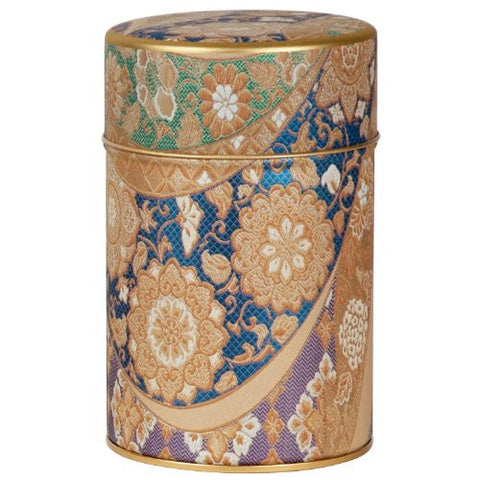 Blue Imperial Tapestry Canister