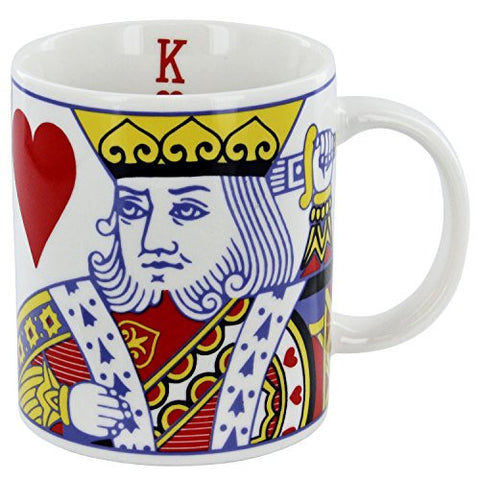 King of Hearts Bone China Mug