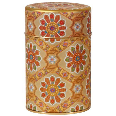 Gold Patchwork Canister
