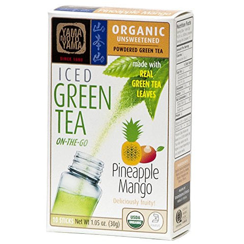 Organic Pineapple Mango Green Iced Tea Powder