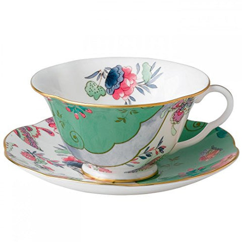 Wedgwood Butterfly Bloom Posy Tea Cup and Saucer