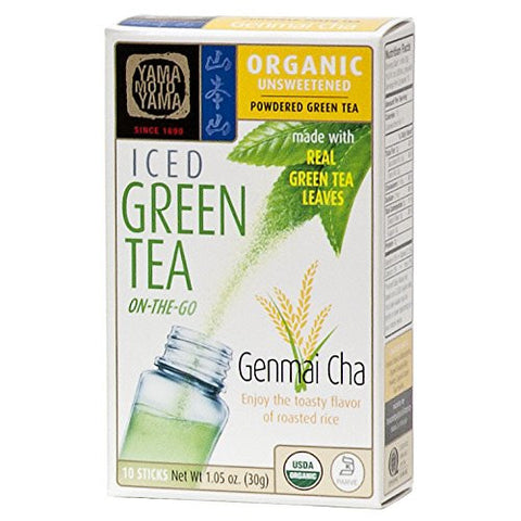 Organic Genmai Green Iced Tea Powder