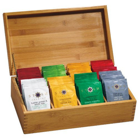 Bamboo 8-Cell Tea Chest