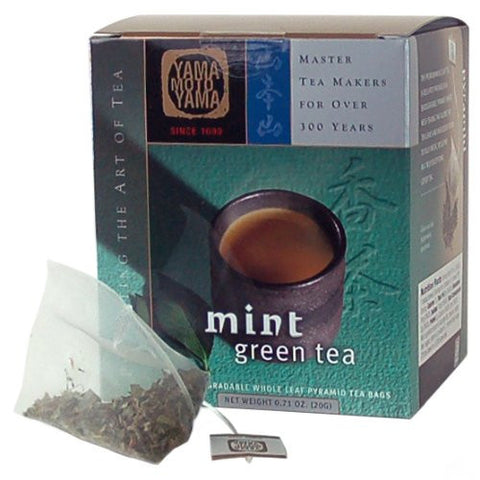 YMY 1690 Mint Green Tea Pyramid Sachets