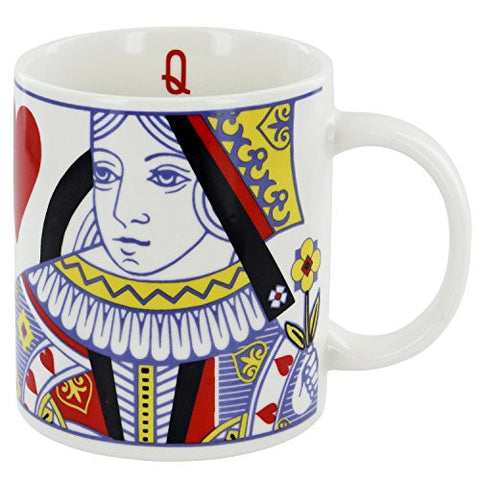 Queen of Hearts Bone China Mug