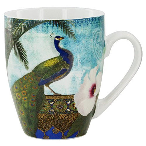 Kashmir Peacock Mug