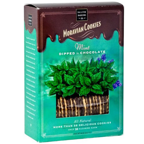 Chocolate Dipped Mint Cookies