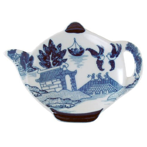 Blue Willow Tea Bag Caddy