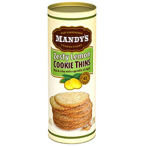 Mandy's Zesty Lemon Cookie Thins